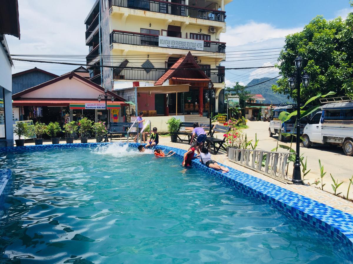 Mountainview Riverside Boutique Hotel Vang Vieng Buitenkant foto