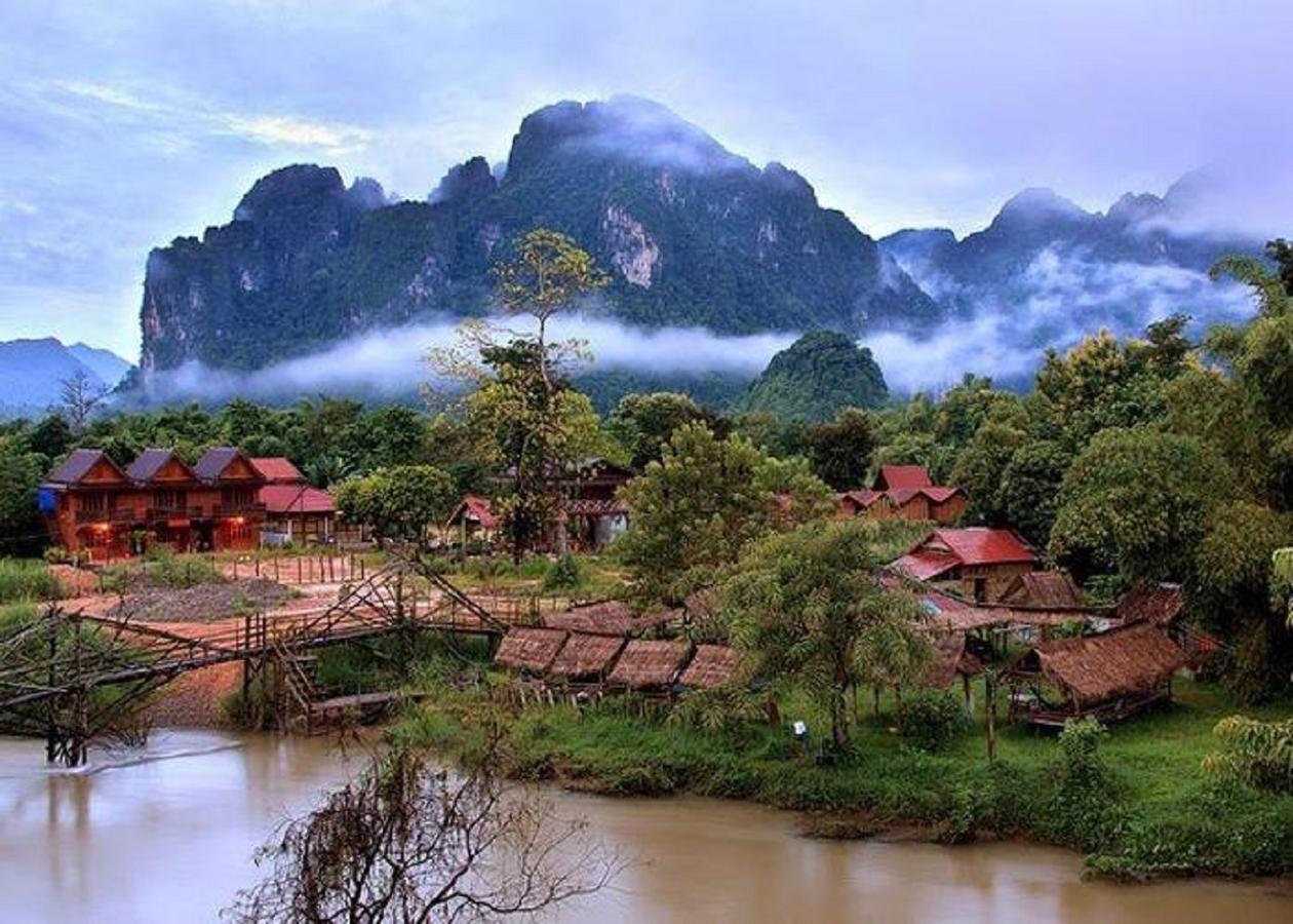 Mountainview Riverside Boutique Hotel Vang Vieng Buitenkant foto